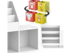 Best Vicco Prateleira para crianças 30.9x72x79 luigi Branco
