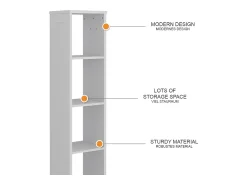 Prateleira|Vicco Prateleira para crianças 35.2x30.6x159.5 ajaton Branco
