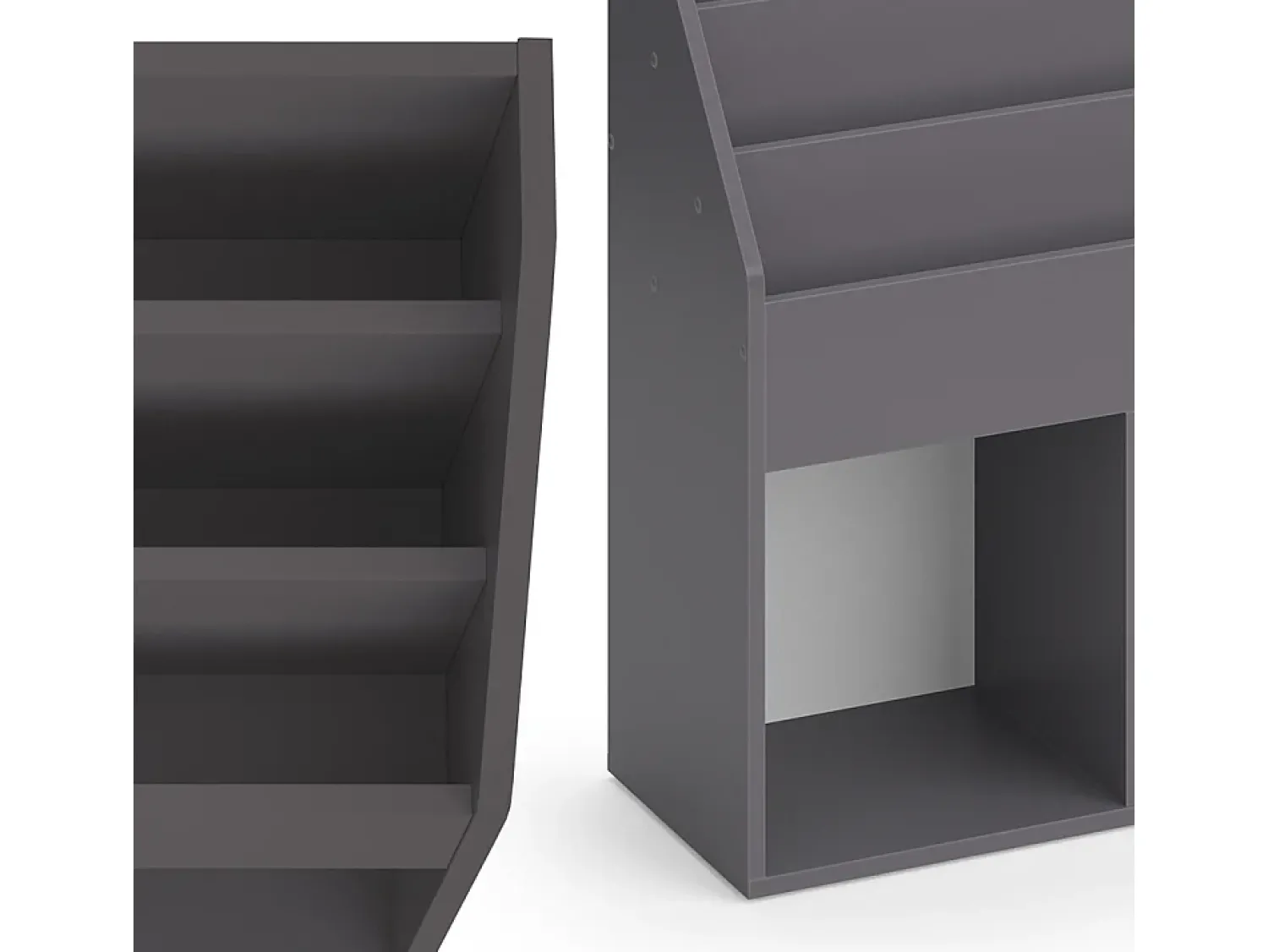 Prateleira|Vicco Prateleira para crianças cinza 72x30.7x79 luigi Cinzento