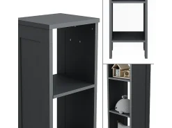 Prateleira*Vicco Prateleira para crianças cinza 35.2x30.6x159.5 ajaton Cinzento