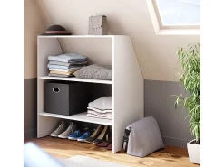 Prateleira*Vicco Prateleira para tectos inclinados 90x50x100 Branco