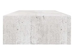 Prateleira|vidaxl Prateleira parede c/ gaveta MDF 60x23,5x10 cm -cimento Cinzento