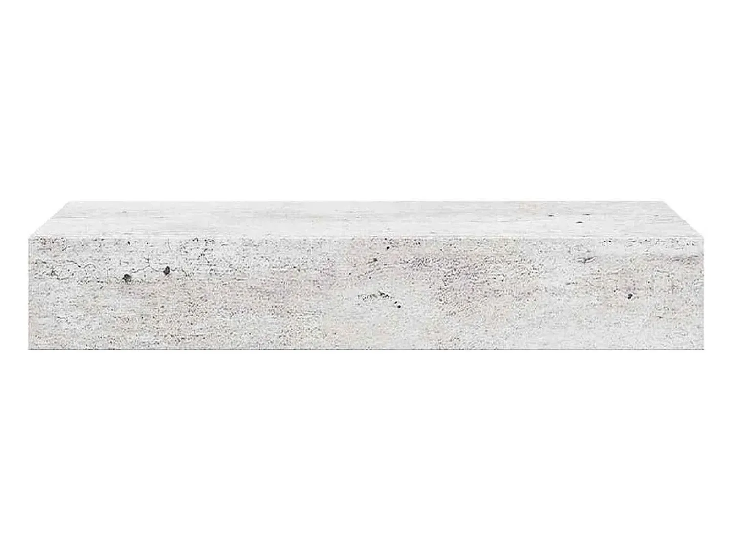 Prateleira|vidaxl Prateleira parede c/ gaveta MDF 60x23,5x10 cm -cimento Cinzento