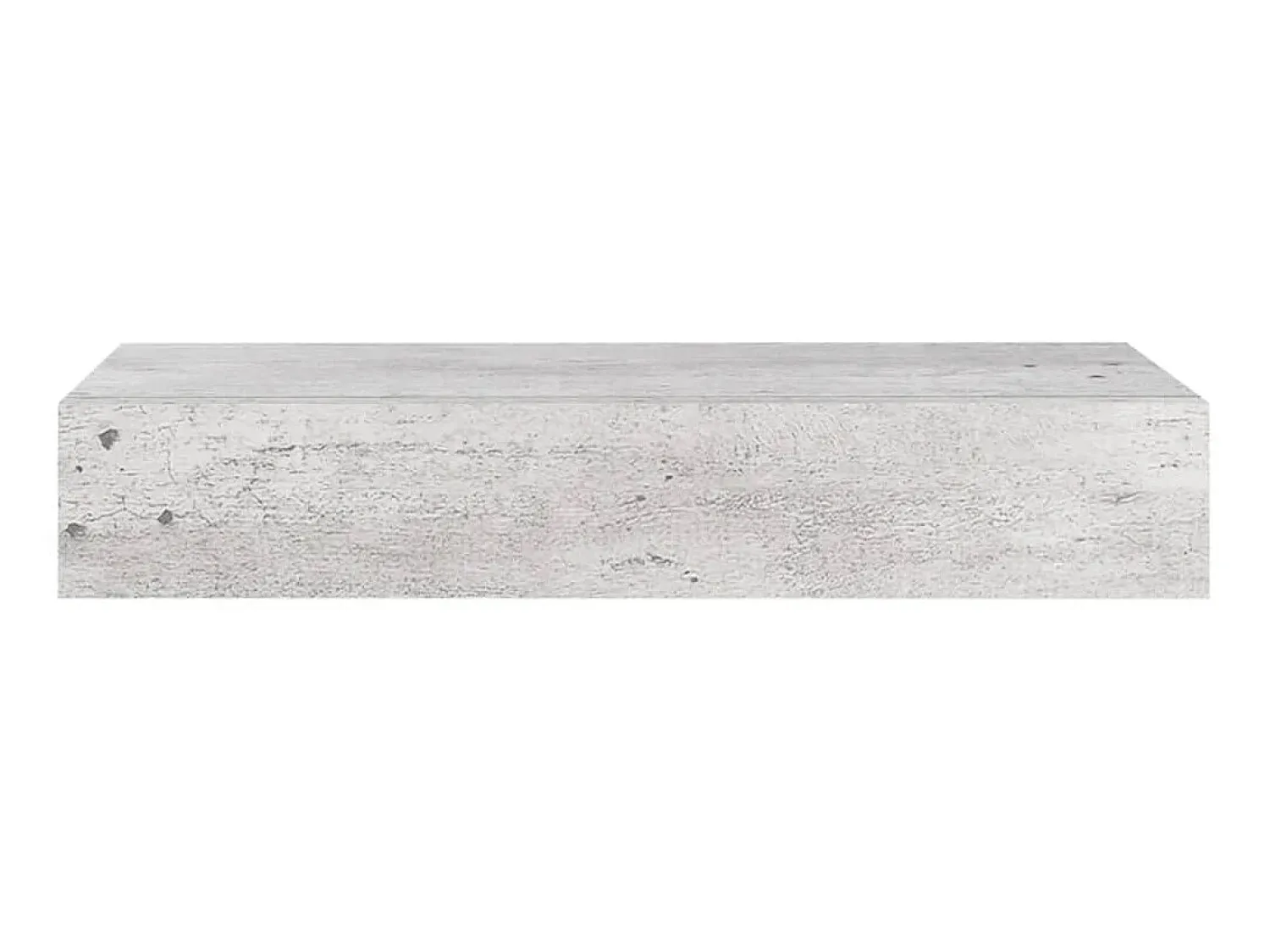 Prateleira| Prateleira parede c/ gaveta MDF 60x23,5x10 cm -cimento PT484090 Cinzento