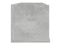 Móvel De Arrumação* Prateleira parede CD 75x18x18cm deriv. madeira cimento PT235535 Cinzento