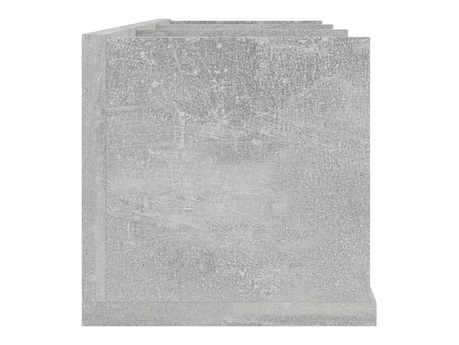 Móvel De Arrumação* Prateleira parede CD 75x18x18cm deriv. madeira cimento PT235535 Cinzento