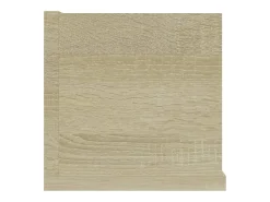 Best vidaxl Prateleira parede CD 100x18x18cm deriv. madeira carvalho sonoma Bege