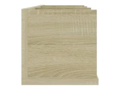 Móvel De Arrumação* Prateleira parede p/ CD 75x18x18 derivados madeira cor carvalho PT966171 Bege