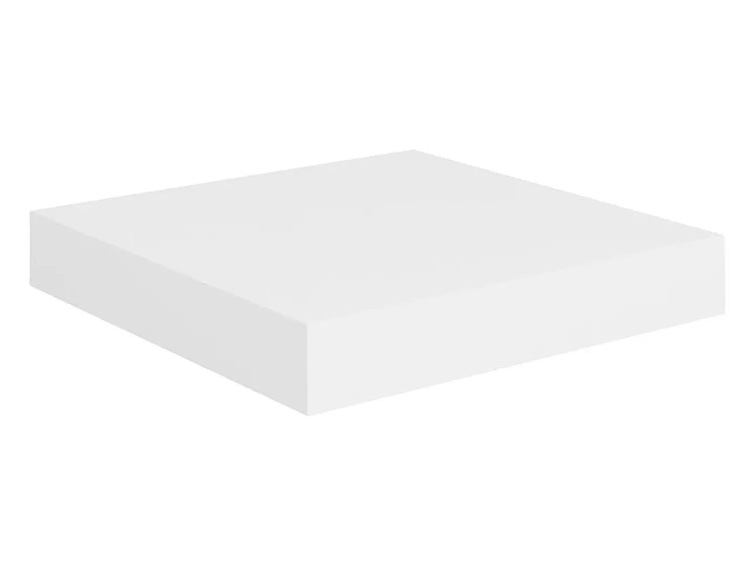 Prateleira* Prateleira parede suspensa 23x23,5x3,8 cm MDF PT958019 Branco