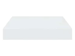 Prateleira*vidaxl Prateleira parede suspensa 23x23,5x3,8 cm MDF brilhante Branco