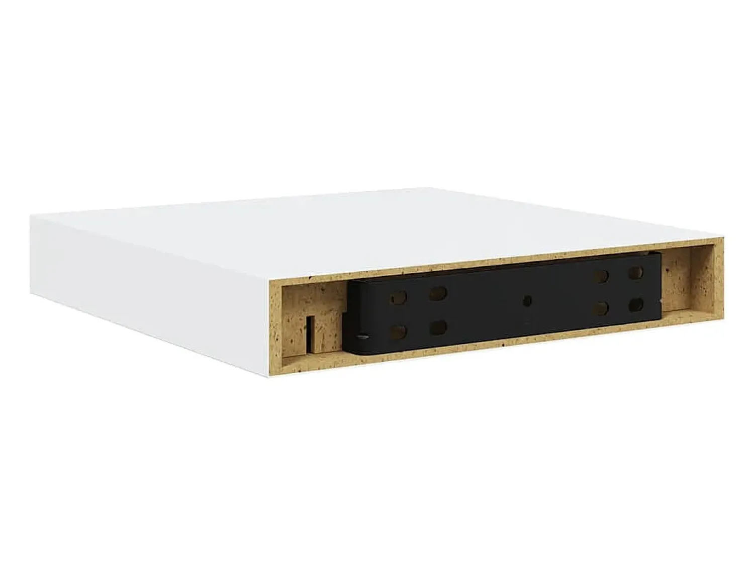 Prateleira*vidaxl Prateleira parede suspensa 23x23,5x3,8 cm MDF brilhante Branco
