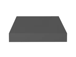 Hot Prateleira parede suspensa 23x23,5x3,8 cm MDF cinza brilhante PT602021 Cinzento
