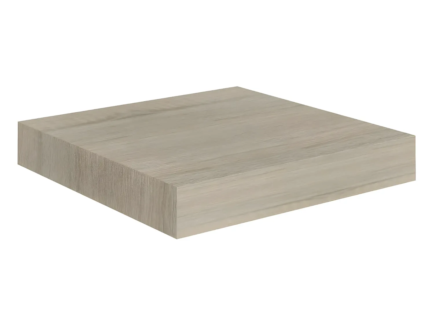 Prateleira| Prateleira parede suspensa 23x23,5x3,8 cm MDF cor carvalho PT473292 Castanho