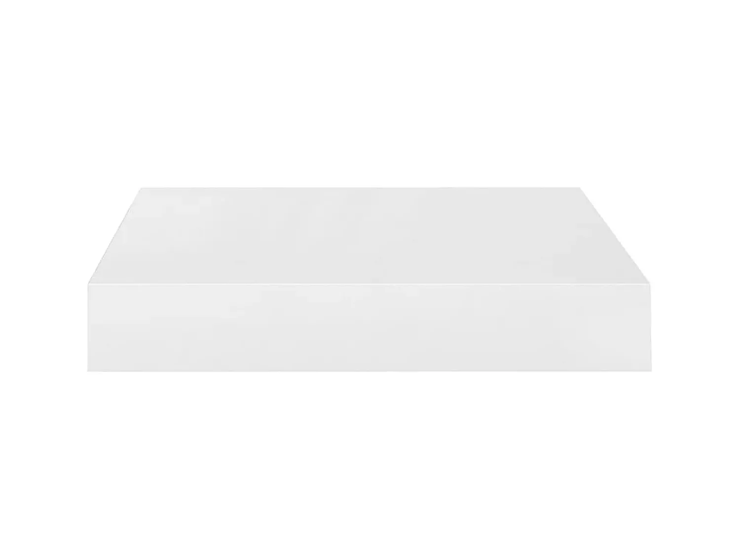 Prateleira* Prateleira parede suspensa 23x23,5x3,8 cm MDF brilhante PT133130 Branco