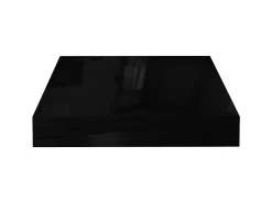 Prateleira| Prateleira parede suspensa 23x23,5x3,8 cm MDF brilhante PT179636 Preto