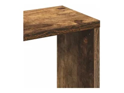 vidaxl Prateleira parede 36x16x90 cm derivados madeira carvalho fumado^ Prateleira