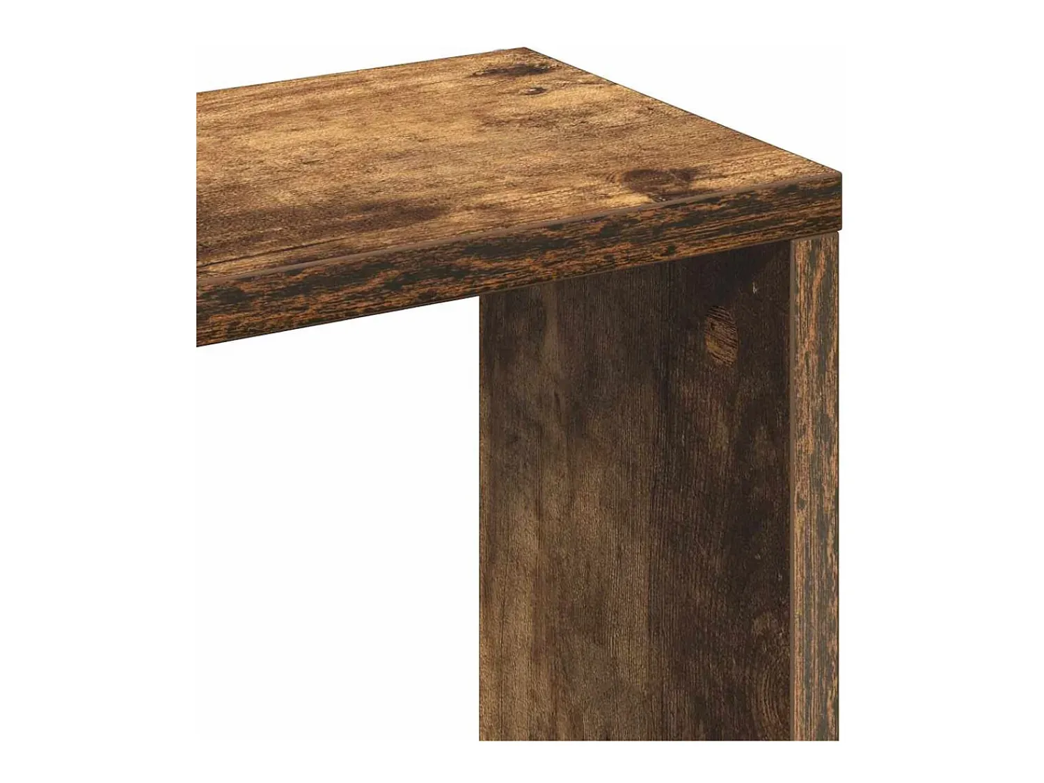 vidaxl Prateleira parede 36x16x90 cm derivados madeira carvalho fumado^ Prateleira