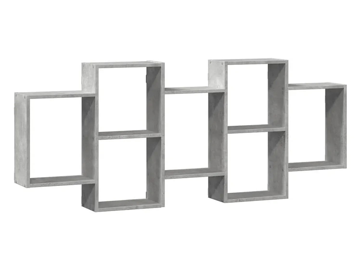 Prateleira*vidaxl Prateleira parede 159x18x65 cm deriv. madeira cimento Cinzento