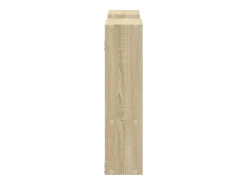 vidaxl Prateleira parede 96x12x64 cm derivados madeira carvalho sonoma^ Prateleira