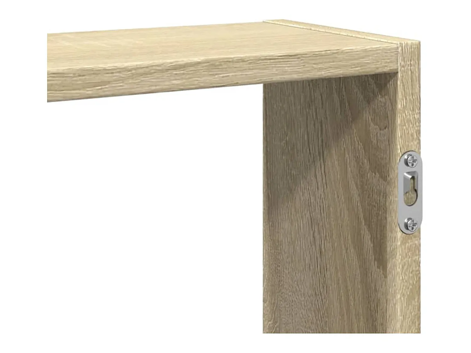 vidaxl Prateleira parede 96x12x64 cm derivados madeira carvalho sonoma^ Prateleira