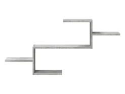 Prateleira|vidaxl Prateleira parede 104x15x49 cm derivados madeira cinza cimento Cinzento