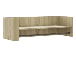 Prateleira|vidaxl Prateleira parede 100x35x30,5 cm deriv. madeira carvalho sonoma Castanho