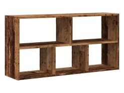 Online vidaxl Prateleira parede 100x25x50 cm derivados madeira madeira velha Castanho