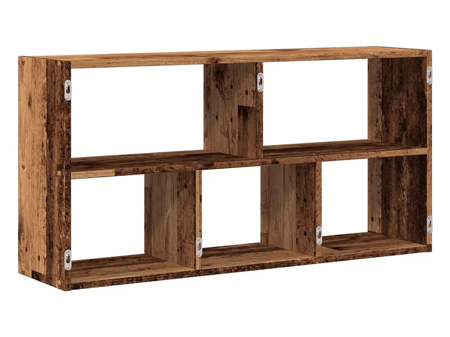 Online vidaxl Prateleira parede 100x25x50 cm derivados madeira madeira velha Castanho