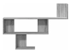 Prateleira|vidaxl Prateleira parede 100x15x70 cm deriv. de madeira cinza sonoma Cinzento