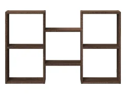 Sale vidaxl Prateleira parede 96x18x60 cm deriv. madeira carvalho Castanho