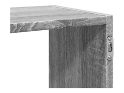 vidaxl Prateleira parede 100x25x50 cm deriv. de madeira cinza sonoma^ Prateleira