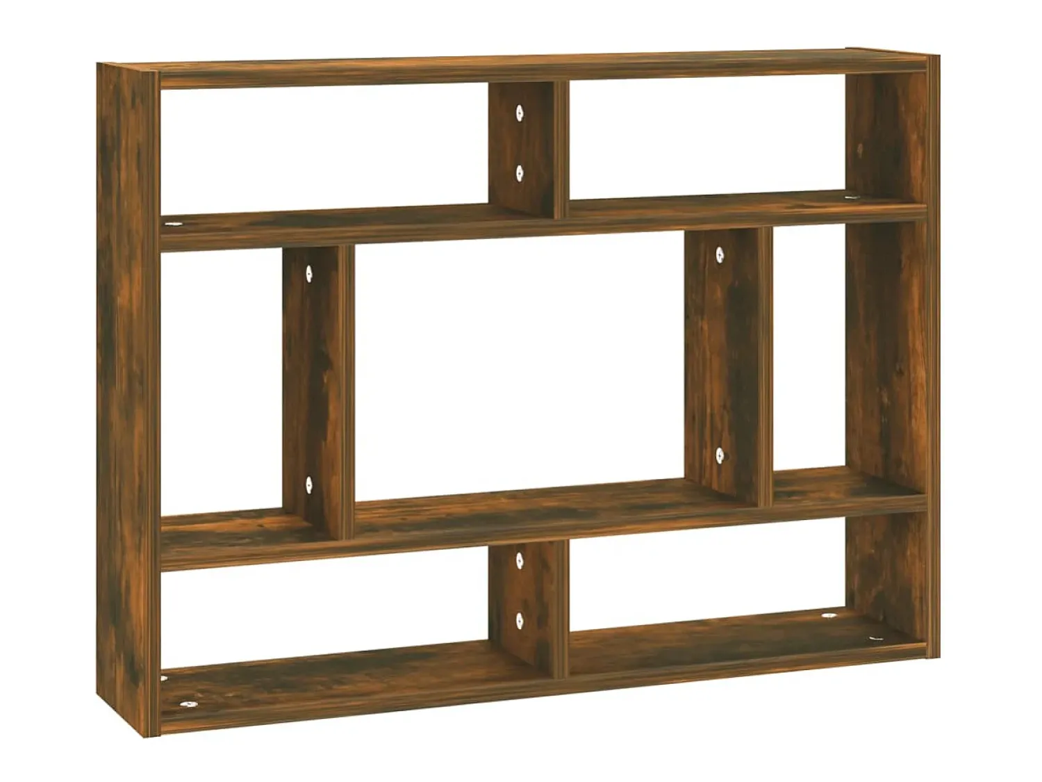 Prateleira* Prateleira parede 75x16x55 cm derivados madeira carvalho fumado PT739533 Castanho