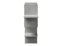 Prateleira|vidaxl Prateleira parede 124,5x18x60,5 cm deriv. madeira cinza cimento Cinzento