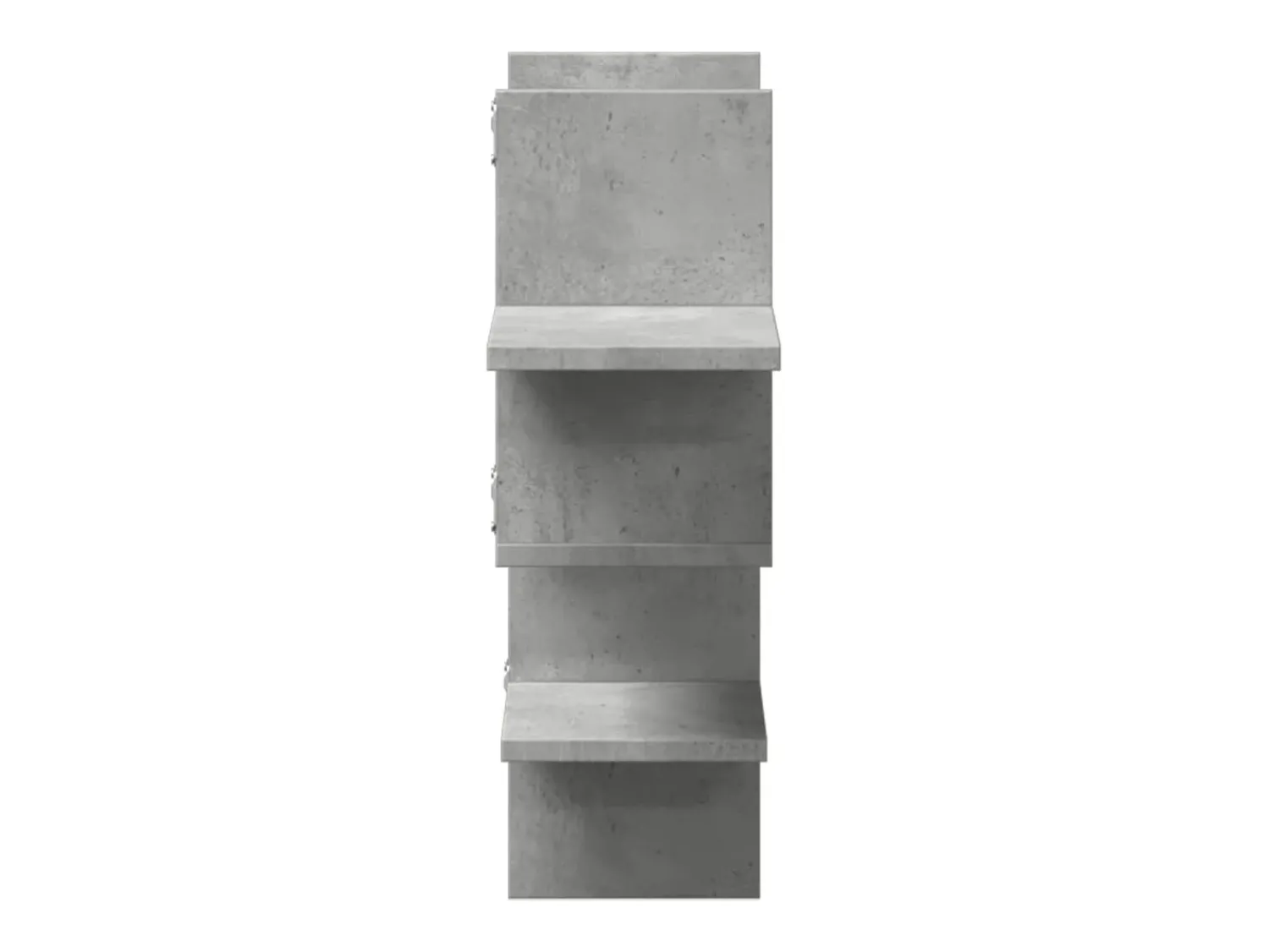 Prateleira|vidaxl Prateleira parede 124,5x18x60,5 cm deriv. madeira cinza cimento Cinzento