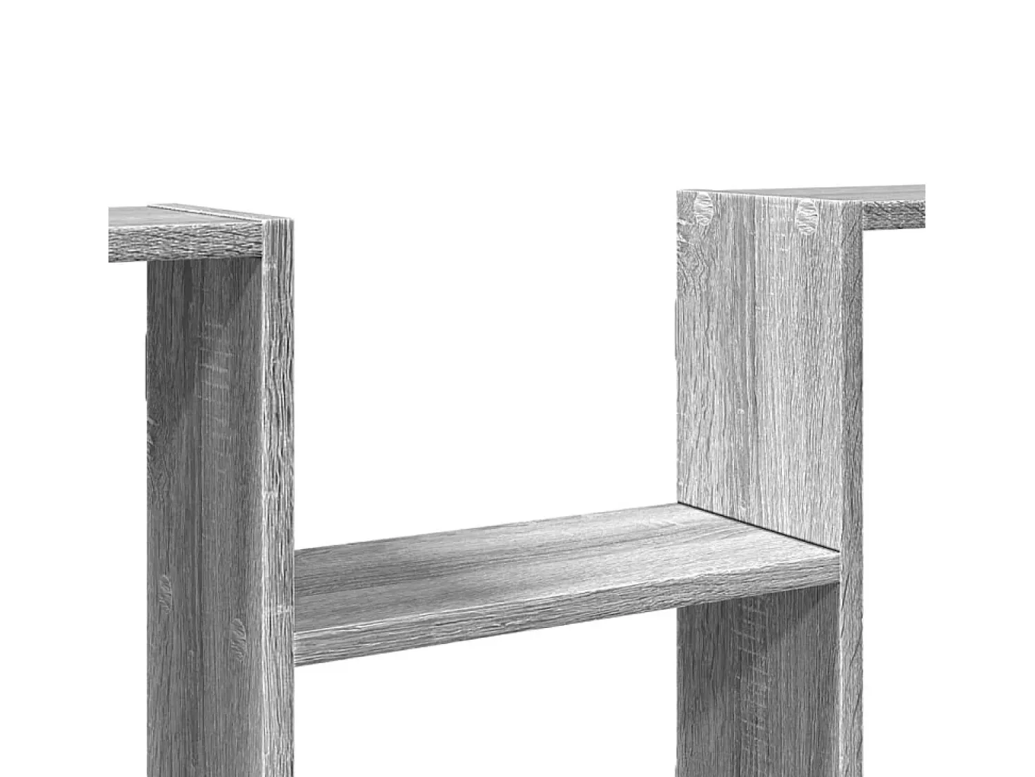 vidaxl Prateleira parede 99x15x60 cm derivados madeira cinzento sonoma^ Prateleira