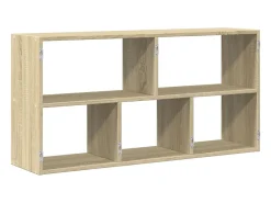 Prateleira|vidaxl Prateleira parede 100x25x50 cm deriv. madeira carvalho sonoma Castanho