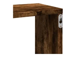 vidaxl Prateleira parede 167,5x18x68 cm deriv. madeira carvalho fumado^ Prateleira