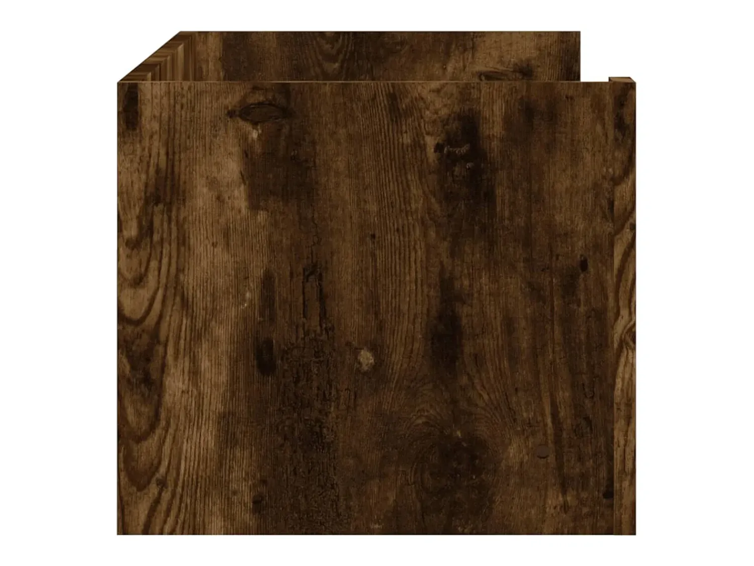 Prateleira* Prateleira parede 100x35x30,5 cm deriv. madeira carvalho fumado PT580743 Castanho