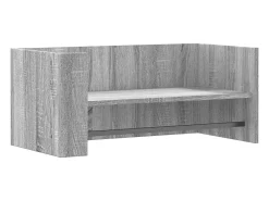 Prateleira* Prateleira parede 70,5x35x30,5cm deriv. de madeira cinza sonoma PT654736 Cinzento