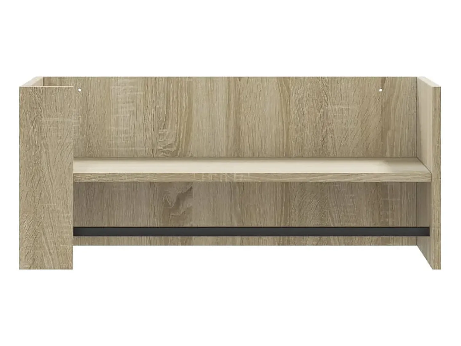 Prateleira* Prateleira parede 70,5x35x30,5cm deriv. madeira carvalho sonoma PT917607 Castanho