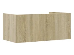 vidaxl Prateleira parede 70,5x35x30,5cm deriv. madeira carvalho sonoma^ Prateleira