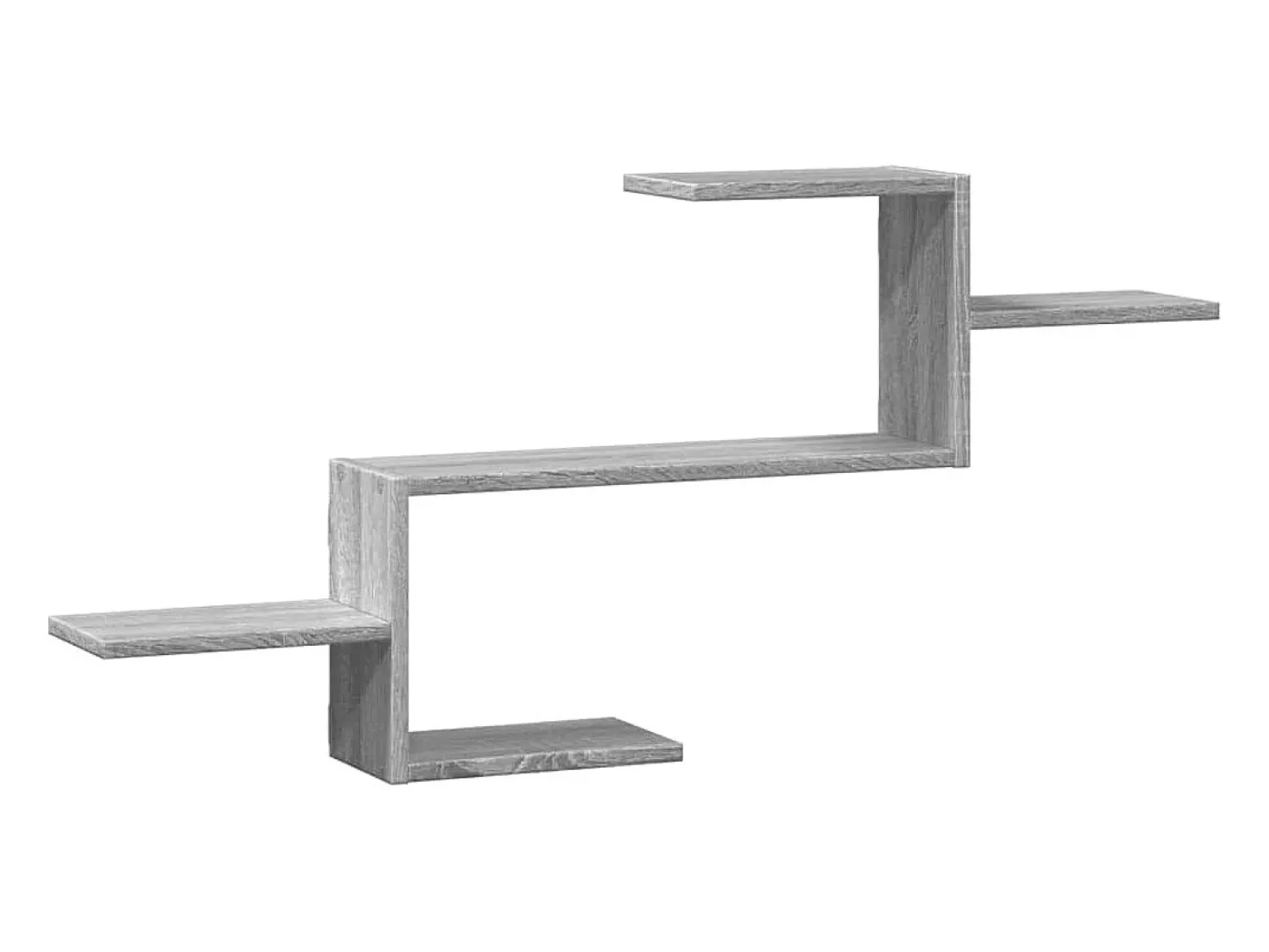 Prateleira|vidaxl Prateleira parede 104x15x49cm derivados madeira sonoma Cinzento