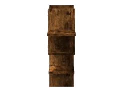 vidaxl Prateleira parede 124,5x18x60,5cm deriv.madeira carvalho fumado^ Prateleira