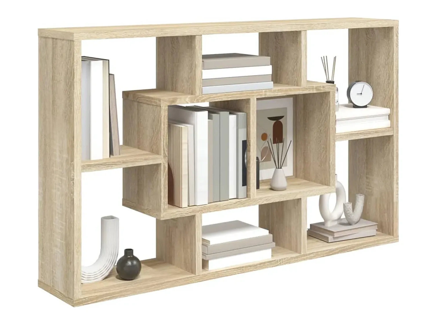 Online Prateleira parede 85x16x52,5cm madeira Sonoma Oak PT844566 Castanho