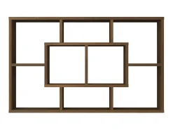 Prateleira* Prateleira parede 85x16x52,5cm madeira carvalho PT210774 Castanho