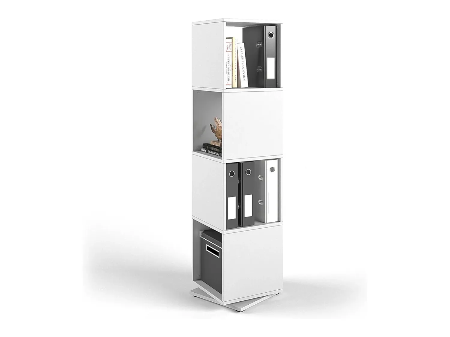 Discount Vicco Prateleira rotativa 35.2x35.2x144.2 Branco