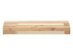 Prateleira suspensa 60x20x4 cm acácia maciça não tratada PT440012^ Prateleira