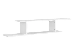 Prateleira TV parede 125x18x23 cm derivados de madeira PT177070^ Prateleira