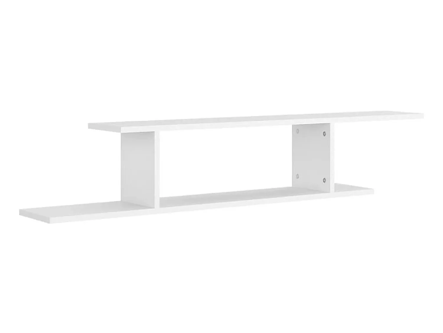 Prateleira TV parede 125x18x23 cm derivados de madeira PT177070^ Prateleira