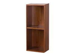 Móvel De Arrumação|VCM Prateleira Wood CD DVD | Armazenamento | Dimensões A. 72 x L. 34 x P. 30 cm | Prateleira de Decoração | Estante Mendas 2 Bandejas (Núcleo de Noz) Multicor